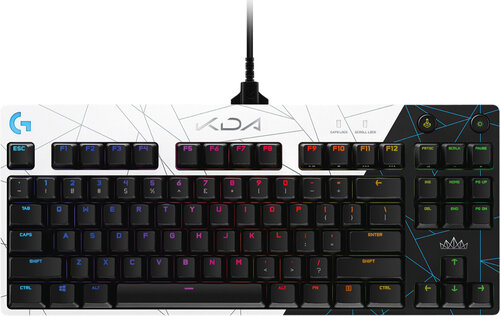 Περισσότερες πληροφορίες για "Logitech G PRO K/DA Gaming Keyboard (Μαύρο, Άσπρο/USB/RGB LED)"