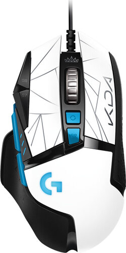 Περισσότερες πληροφορίες για "Logitech G G502 HERO K/DA High Performance Gaming Mouse (Μαύρο, Μπλε, Λευκό/25600DPI)"