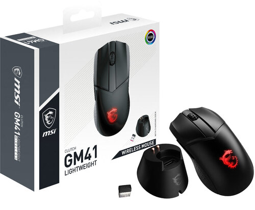 Περισσότερες πληροφορίες για "MSI Clutch GM41 Lightweight Wireless (Μαύρο/20000DPI)"