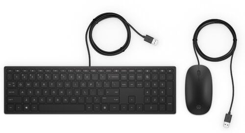 Περισσότερες πληροφορίες για "HP Pavilion Wired Keyboard and Mouse 400 (Μαύρο/USB)"