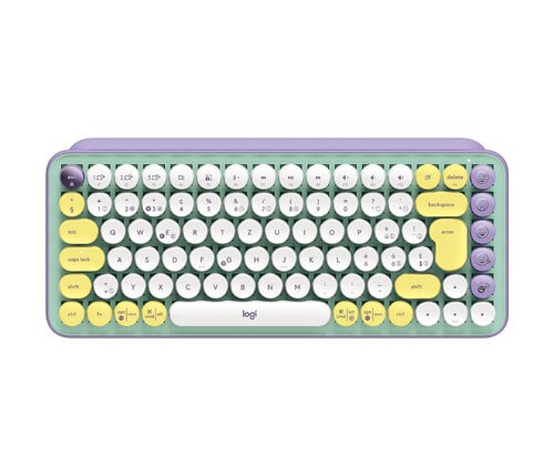 Περισσότερες πληροφορίες για "Logitech POP Keys Wireless Mechanical Keyboard With Emoji (Ιόχρους, Άσπρο/RF Wireless + Bluetooth)"