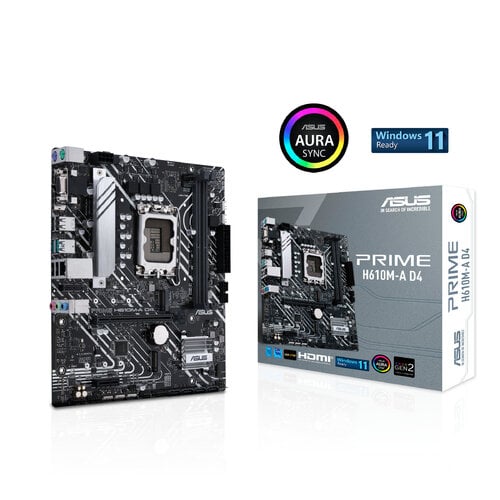 Περισσότερες πληροφορίες για "ASUS PRIME H610M-A D4"