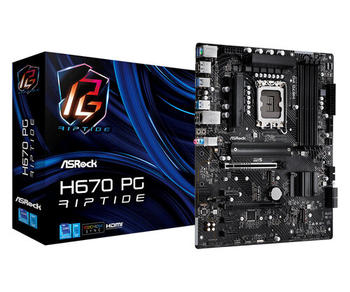 Περισσότερες πληροφορίες για "Asrock H670 PG Riptide"