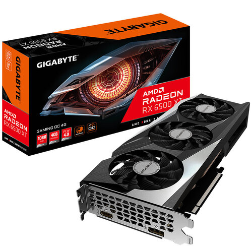 Περισσότερες πληροφορίες για "Gigabyte Radeon RX 6500 XT GAMING OC 4G"