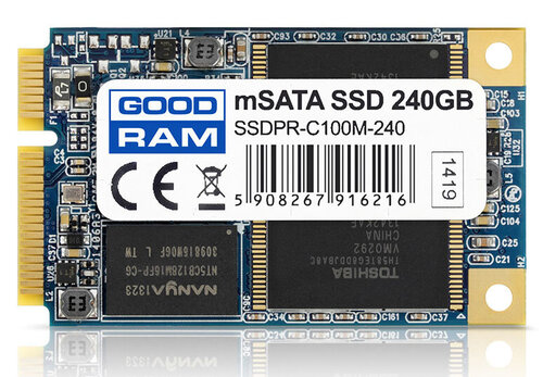 Περισσότερες πληροφορίες για "Goodram C100m (240 GB/SATA)"