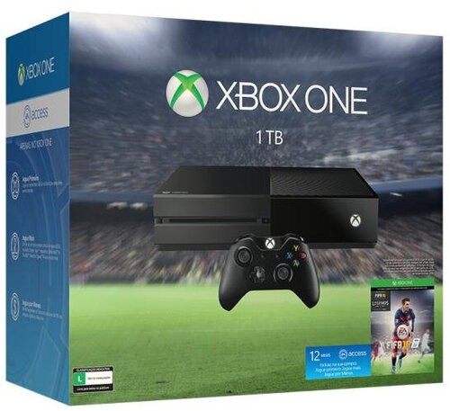 Περισσότερες πληροφορίες για "Microsoft XBox One 1TB + FIFA 16 1 Ano de EA Access"