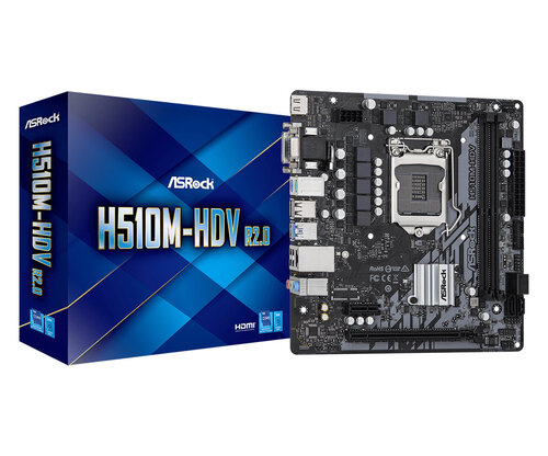 Περισσότερες πληροφορίες για "Asrock H510M-HDV R2.0"