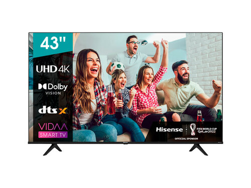 Περισσότερες πληροφορίες για "Hisense UHD Smart TV 43A6BG"