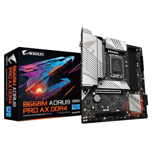 Περισσότερες πληροφορίες για "Gigabyte B660M AORUS PRO AX DDR4"