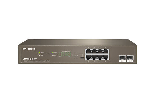 Περισσότερες πληροφορίες για "IP-COM Networks G1110P-8-150W"