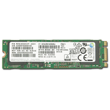 Περισσότερες πληροφορίες για "HP 823957-001 (256 GB/SATA III)"