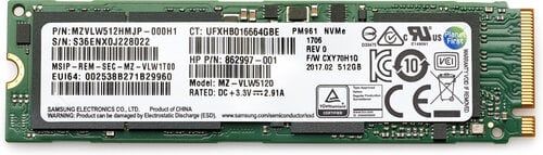 Περισσότερες πληροφορίες για "HP 1FU88AA#AC3 (512 GB/PCI Express 3.0)"