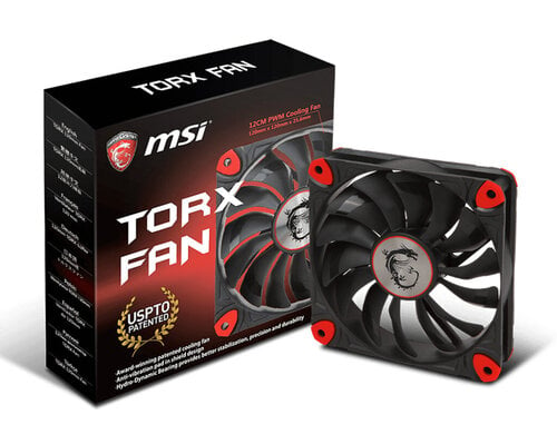 Περισσότερες πληροφορίες για "MSI TORX FAN 12CM"