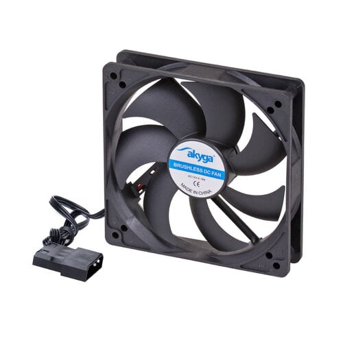 Περισσότερες πληροφορίες για "Akyga System fan 12 cm black AW-12A-BK Molex 120x120 mm (12cm/Μαύρο)"