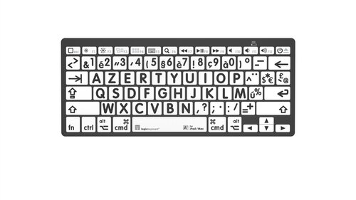 Περισσότερες πληροφορίες για "Logickeyboard XL-Print Black on White (Μαύρο/RF Wireless + Bluetooth)"