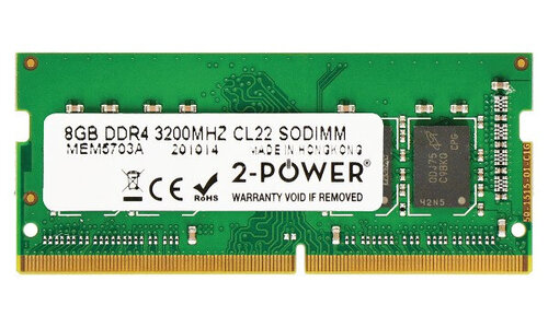 Περισσότερες πληροφορίες για "2-Power 2P-L46598-001 (8 GB/DDR4/3200MHz)"