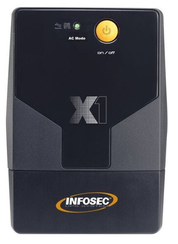 Περισσότερες πληροφορίες για "Infosec X1 1600 EX USB (Line-Interactive/900W)"