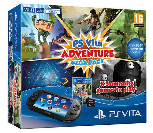Περισσότερες πληροφορίες για "Sony PlayStation Vita Wi-Fi Adventure Mega Pack"