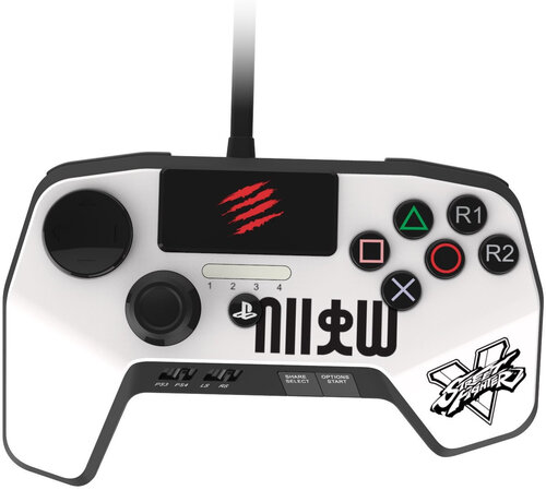 Περισσότερες πληροφορίες για "Mad Catz Street Fighter V FightPad PRO (Άσπρο/Ενσύρματα)"