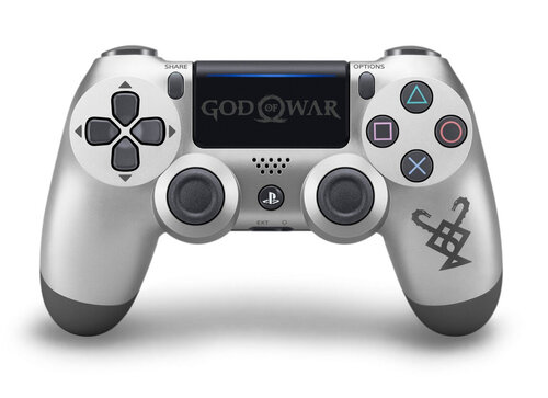 Περισσότερες πληροφορίες για "Sony DualShock 4 v2 God of War Limited Edition (Πολύχρωμο/Ενσύρματo & Ασύρματo)"