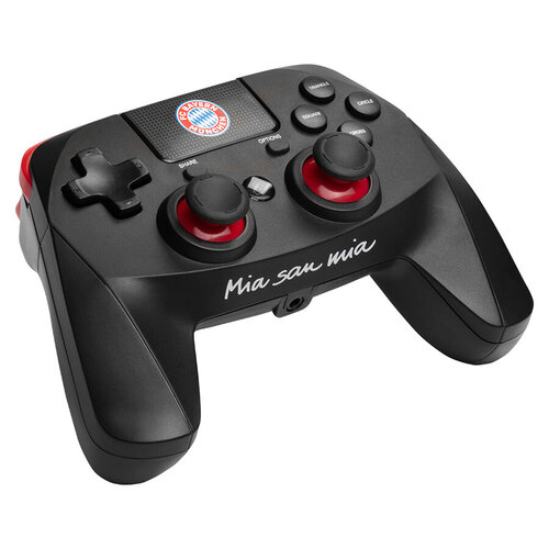 Περισσότερες πληροφορίες για "Snakebyte FC Bayern München PS4 Wireless Pro-Controller (Μαύρο/Ασύρματα)"