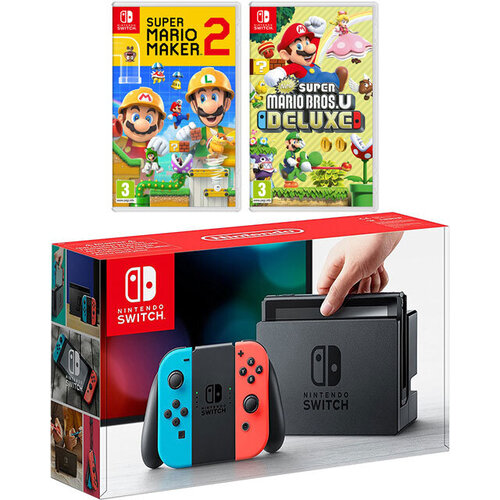 Περισσότερες πληροφορίες για "Nintendo Switch+Super Mario maker 2+Super bros u deluxe"