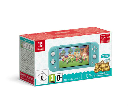 Περισσότερες πληροφορίες για "Nintendo Switch Lite (Turquoise) Animal Crossing: New Horizons Pack + NSO 3 months (Limited)"