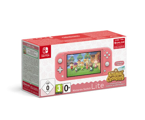 Περισσότερες πληροφορίες για "Nintendo Switch Lite (Coral) Animal Crossing: New Horizons Pack + NSO 3 months (Limited)"