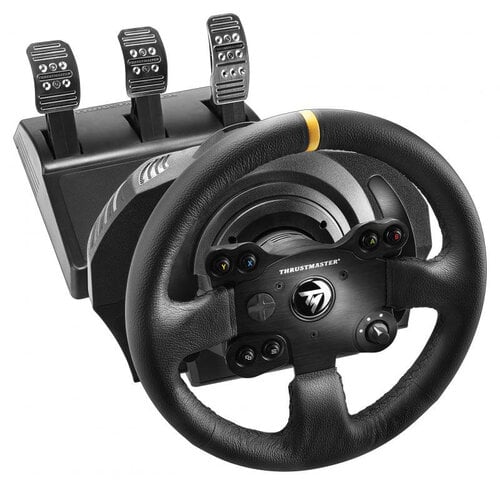 Περισσότερες πληροφορίες για "Thrustmaster TX Racing Wheel Leather Edition (Μαύρο/Ενσύρματα)"