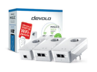 Περισσότερες πληροφορίες για "Devolo Magic 2 WiFi 6 Multiroom Kit"