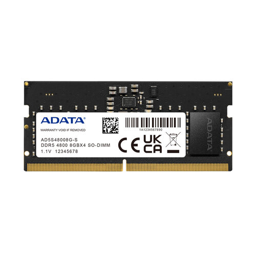 Περισσότερες πληροφορίες για "ADATA AD5S48008G-S (8 GB/DDR5/4800MHz)"