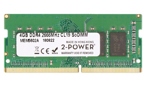 Περισσότερες πληροφορίες για "2-Power 2P-L10598-855 (4 GB/DDR4/2666MHz)"