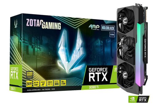 Περισσότερες πληροφορίες για "Zotac GeForce RTX 3090 Ti AMP Extreme Core Holo"