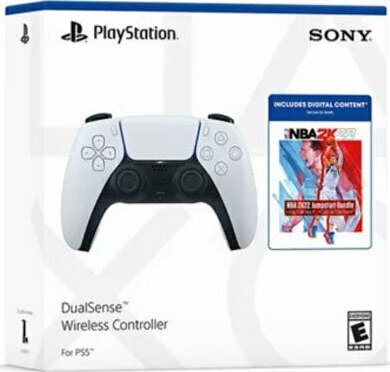 Περισσότερες πληροφορίες για "Sony DualSense + NBA 2K22 (Μαύρο, Άσπρο/Ασύρματα)"