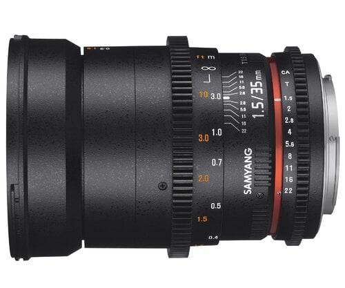 Περισσότερες πληροφορίες για "Samyang 35mm T1.5 VDSLR AS UMC II"