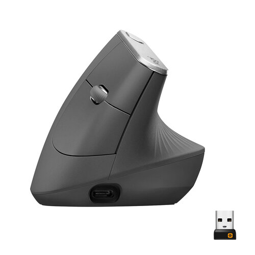 Περισσότερες πληροφορίες για "Logitech MX Vertical Advanced Ergonomic Mouse (Γραφίτης/RF Ασύρματο+Bluetooth)"