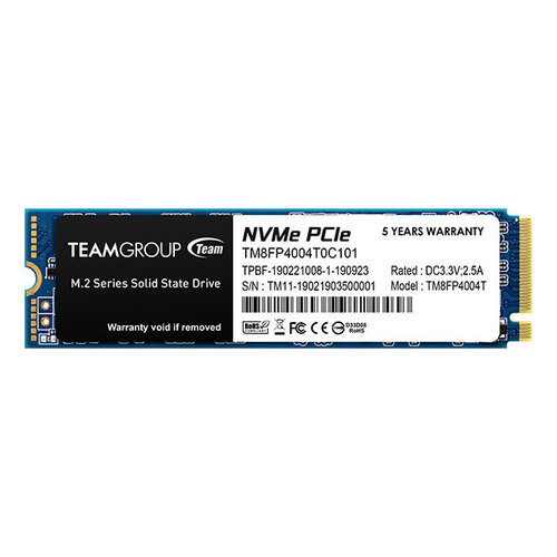 Περισσότερες πληροφορίες για "Team Group MP34 M.2 PCIe SSD (4 ΤΒ/PCI Express 3.0)"