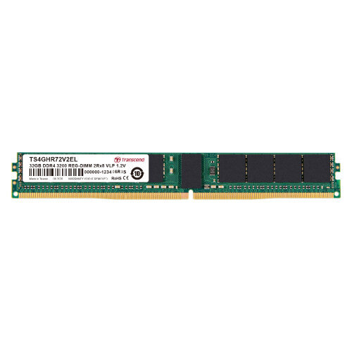 Περισσότερες πληροφορίες για "Transcend TS4GHR72V2EL (32 GB/DDR4/3200MHz)"