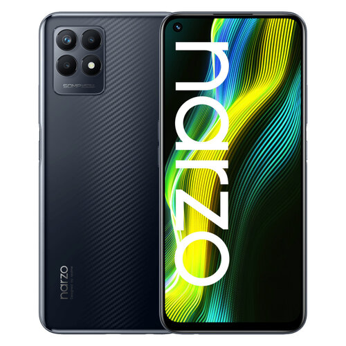 Περισσότερες πληροφορίες για "realme Narzo 50 4G (Μαύρο/128 GB)"