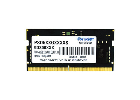 Περισσότερες πληροφορίες για "Patriot Memory Signature PSD58G480041S (8 GB/DDR5/4800MHz)"