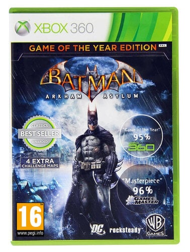 Περισσότερες πληροφορίες για "Batman: Arkham Asylum Game of the Year Edition (Xbox 360)"