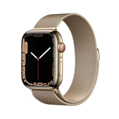 Περισσότερες πληροφορίες για "Apple Watch Series 7 (45mm/Χρυσός (Χρυσό)/Ανοξείδωτο ατσάλι)"