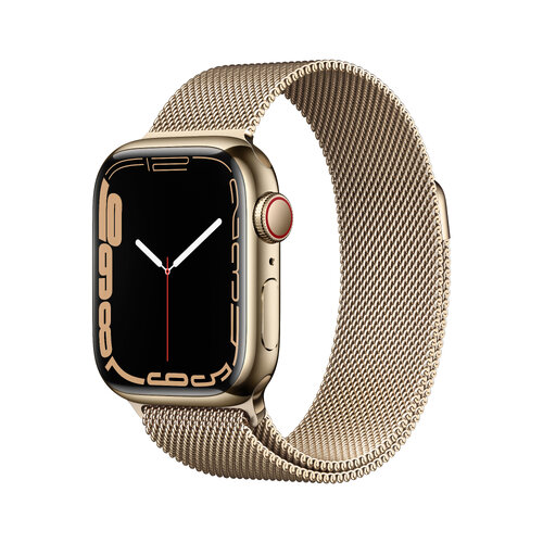 Περισσότερες πληροφορίες για "Apple Watch Series 7 (41mm/Χρυσός (Χρυσό)/Ανοξείδωτο ατσάλι)"