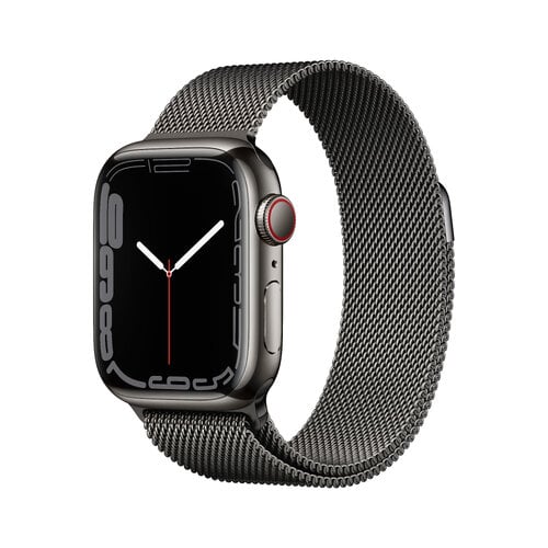 Περισσότερες πληροφορίες για "Apple Watch Series 7 (45mm/Γραφίτης/Ανοξείδωτο ατσάλι)"