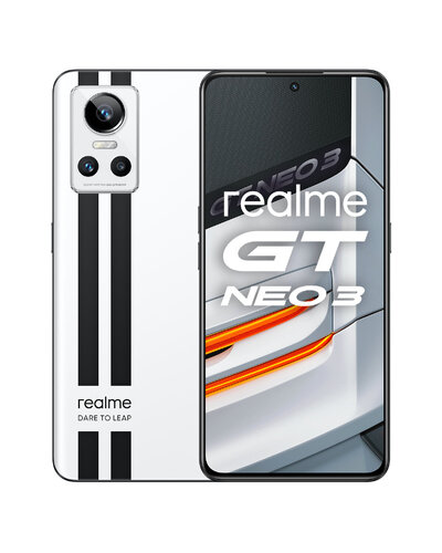 Περισσότερες πληροφορίες για "realme GT Neo 3 (Άσπρο/256 GB)"