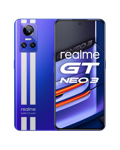 Περισσότερες πληροφορίες για "realme GT Neo 3 (Μπλε/256 GB)"