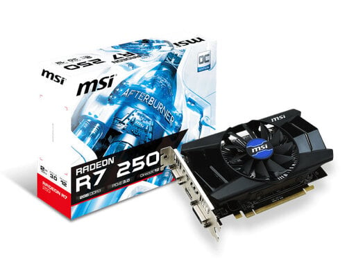 Περισσότερες πληροφορίες για "MSI R7-250-2GD3-OCV1"