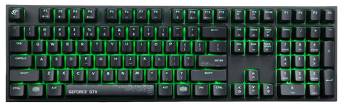 Περισσότερες πληροφορίες για "Cooler Master MasterKeys Pro L - Nvidia Edition (Μαύρο/USB/LED)"