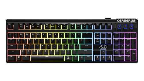 Περισσότερες πληροφορίες για "ASUS Cerberus Mech RGB Red Switch US Black USB (Μαύρο/USB/RGB LED)"