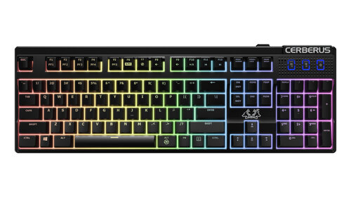 Περισσότερες πληροφορίες για "ASUS Cerberus Mech RGB Blue Switch US Black USB (Μαύρο/USB/RGB LED)"